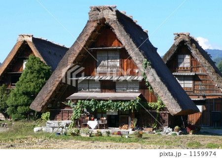 白川郷の代表的建物　 1159974