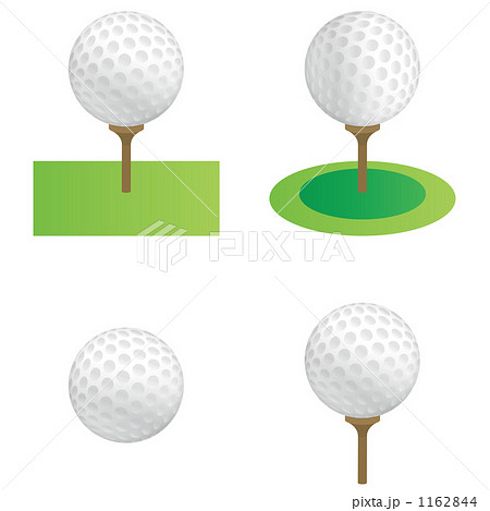 ゴルフボールのイラスト素材