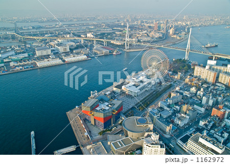大阪ベイエリア、天保山の空撮 大阪ベイエリア、天保山の空撮 1162972