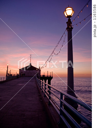 夕焼けのマンハッタンビーチ 夕焼けのマンハッタンビーチ 1163586
