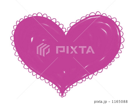 ハートのガーリーなイラスト素材 1165088