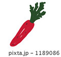 にんじん（人参）のイラスト。シンプルでかわいい素材 1189086