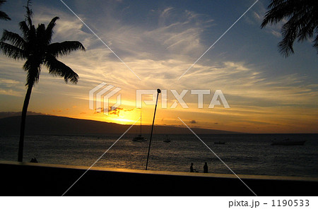 マウイの夕焼け マウイの夕焼け 1190533