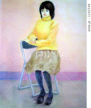 黄色いセーターを着た女性 黄色いセーターを着た女性 1192546