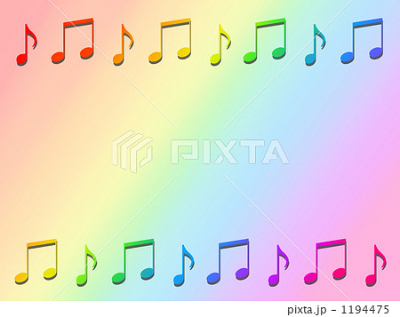 音符のラインのイラスト素材 1194475 Pixta