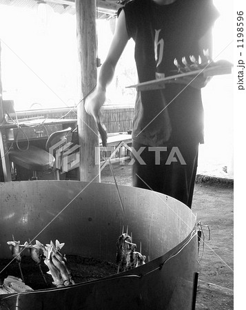 簗_鮎の塩焼 1198596