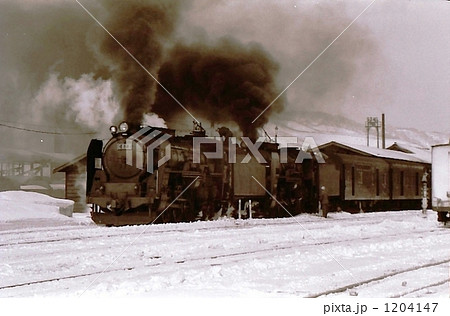 Ｃ６２重連倶知安発車　昭和45年 1204147