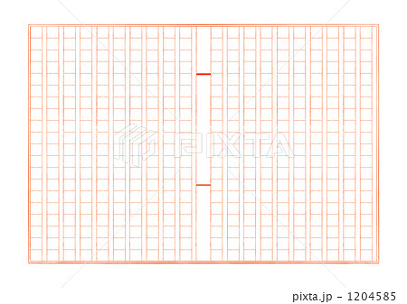 原稿用紙 レトロのイラスト素材 1204585 Pixta