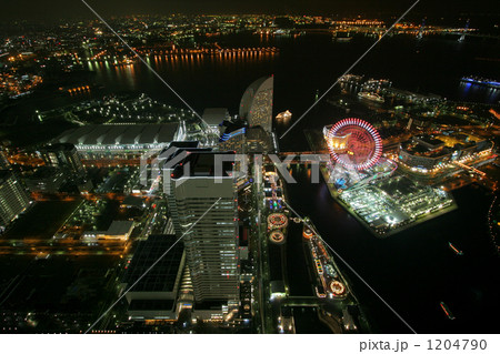 みなとみらいランドマークタワースカイガーデンからの夜景 1204790