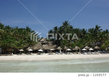 フィリピン、ボラカイ島のビーチリゾート フィリピン、ボラカイ島のビーチリゾート 1209577