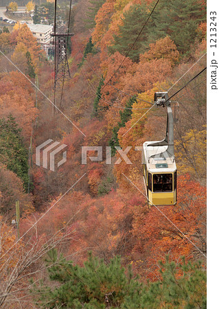 紅葉名所昇仙峡のロープウェイ 1213243