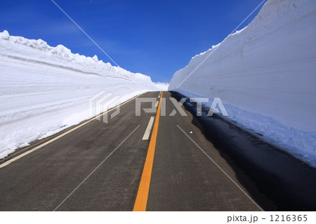 八幡平の雪の回廊 1216365