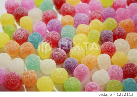 カラフルな五色飴／駄菓子 1222112