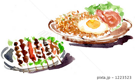 サテとナシゴレン サテとナシゴレン 1223523