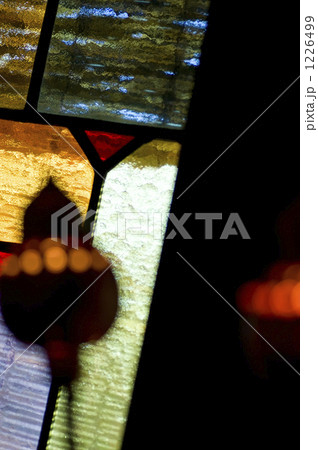 しょうたんランプとステンドグラス 1226499