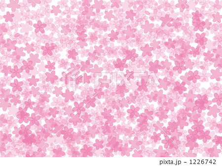 桜 イラスト背景 濃い色のイラスト素材