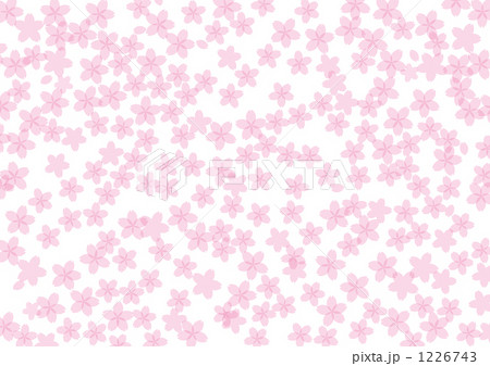 桜 イラスト背景 薄色のイラスト素材 1226743 Pixta