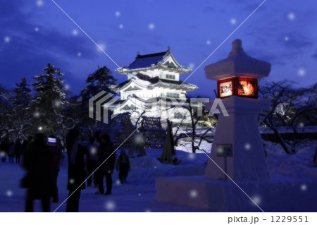 弘前城雪燈籠まつり 弘前城雪燈籠まつり 1229551