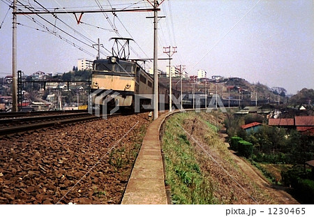 EF61牽引牽引急行霧島　昭和40年　東海道本線　戸塚ー保土ヶ谷 1230465