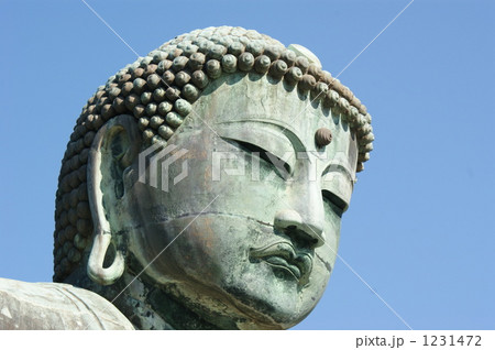 鎌倉の大仏の顔 鎌倉の大仏の顔 1231472