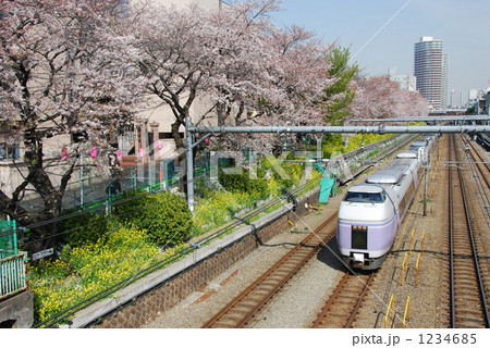 東中野駅付近にて撮影した、E351系「スーパーあずさ」 1234685