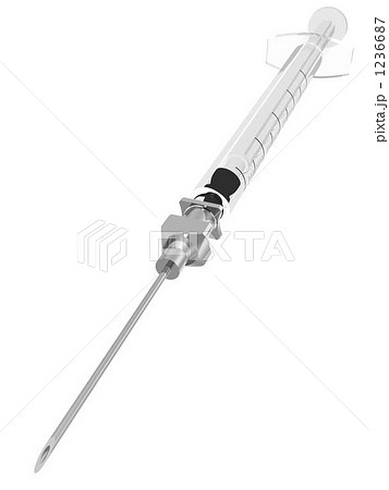 予防接種 注射器 シリンジのイラスト素材 1236687 Pixta