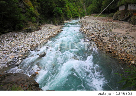 黒部峡谷　猿飛峡遊歩道 1246352
