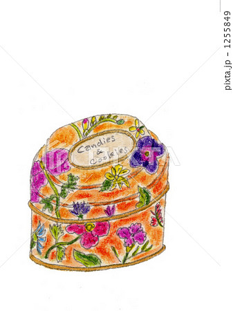 キャンディ クッキー 缶のイラスト素材