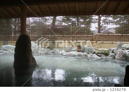 玉造温泉の露天風呂 1259279