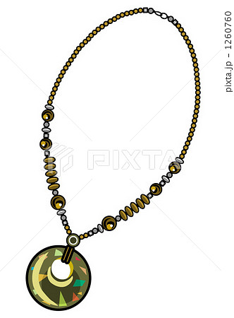 エスニック系のネックレスのイラスト素材 1260760 Pixta