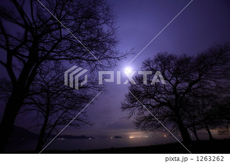 月夜の琵琶湖 1263262