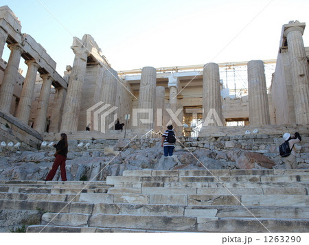 世界遺産「アテネのアクロポリス」の「プロピレア」（ギリシャ） 1263290