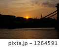 夕日と橋 1264591