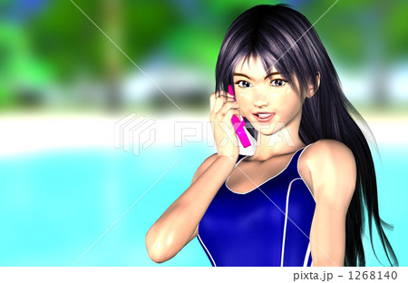 水着で電話02 1268140