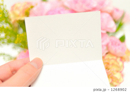 母の日はカーネーションに言葉を添えて。 1268902