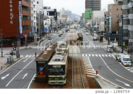 鷹野橋歩道橋より南側 1269754