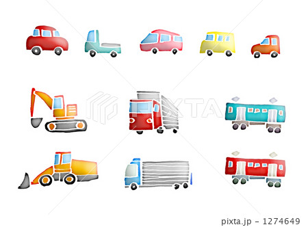 乗り物のイラスト素材 [1274649] PIXTA