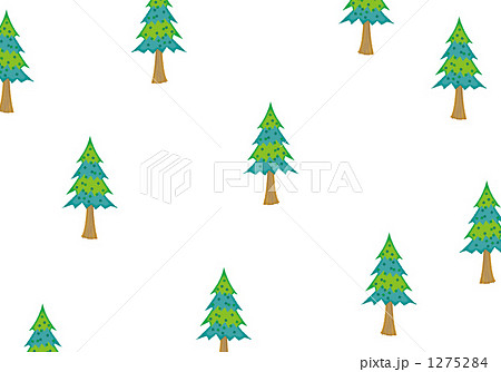 杉の木 杉 スギのイラスト素材 1275284 Pixta