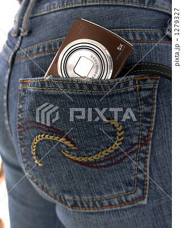 刺繍ジーンズ尻ポケット（デジカメ） 1279327