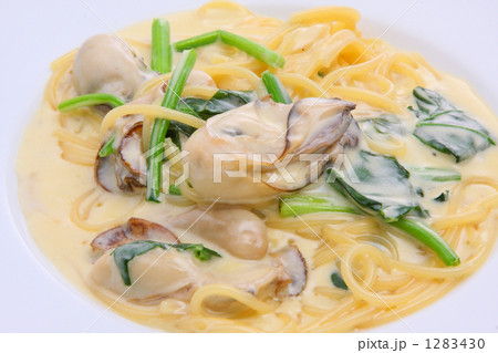牡蠣のクリームソース　パスタ 1283430