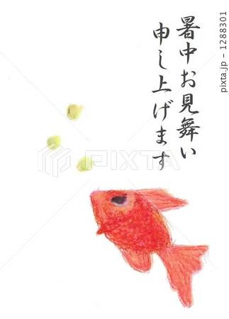金魚暑中見舞い 1288301