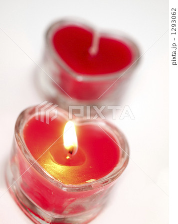 ハートのロウソク 1293062