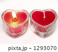 ハートのロウソク 1293070