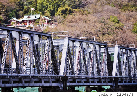 渡良瀬橋と織姫神社 1294873