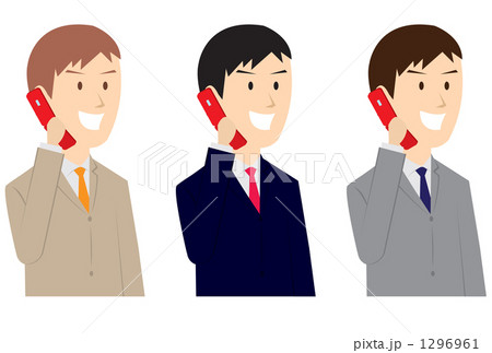電話中のビジネスマン 1296961