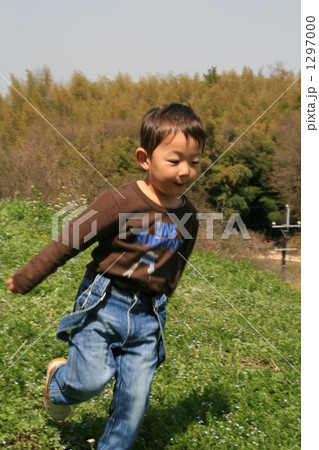 野原で走る 1297000