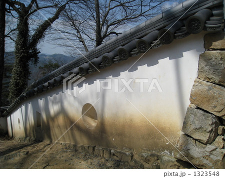 備中松山城の土塀 1323548