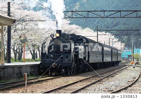 桜とＳＬ 1330813