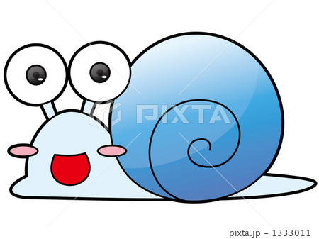 カタツムリ 青色 カタツムリ 青色 1333011