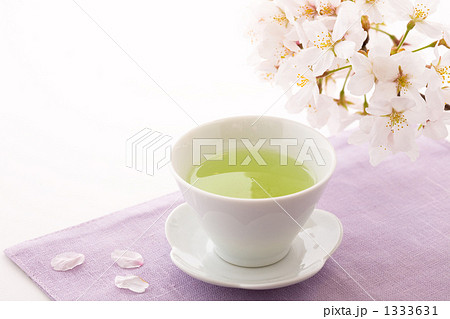 染井吉野と緑茶桜茶 1333631